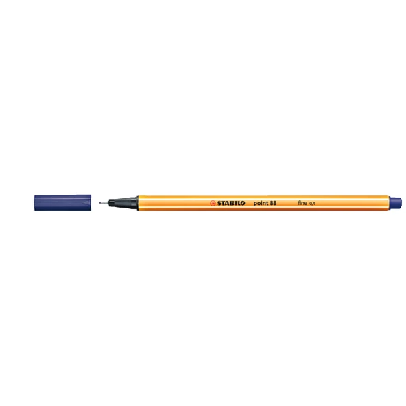 Stabilo Keçe Uçlu İnce Kalem ( 10 adet)  88 Point 0.4 MM Gece Mavisi 88/22 ürün görseli 1