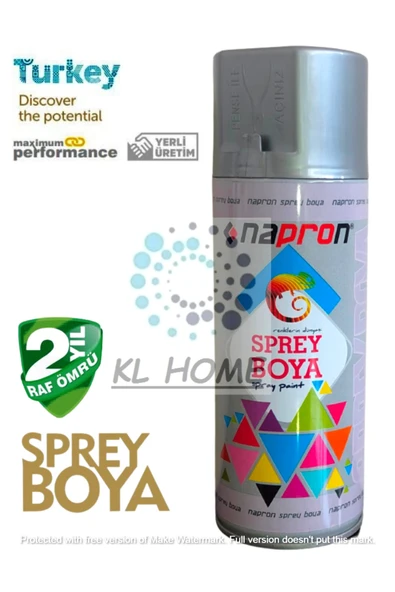 Gri Sprey Boya 400ml Uygun Büyük Boy -2yıl Raf Ömrü ürün görseli 1
