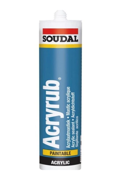 ACRYRUB SİLİKONİZE MASTİK 500G SİYAH ürün görseli 1