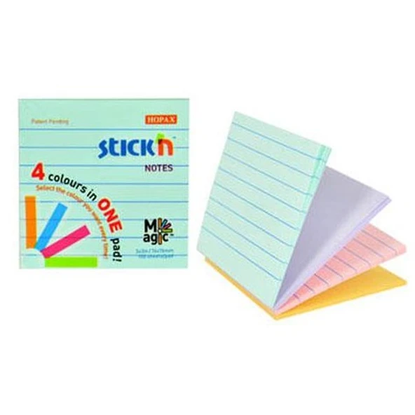 Hopax Stickn 76x76 Magic Çiz. 4 Pastel Renk 100 YP ürün görseli 1
