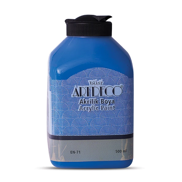 Artdeco Akrilik Boya 500 ML Mavi 070L-3610 ürün görseli 1