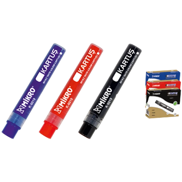 Mikro Tahta Kalemi Kartuşu Kırmızı (24 lü paket)K-6019 ürün görseli 1