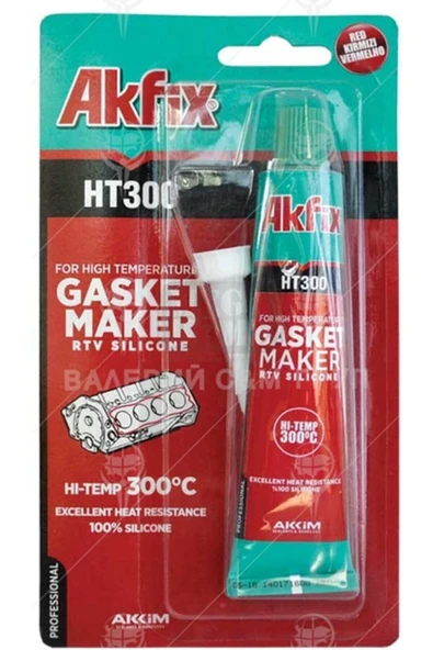 Sıvı Conta (300 DERECEYE DAYANIKLI) Kırmızı 50gr Ht300 ürün görseli 1