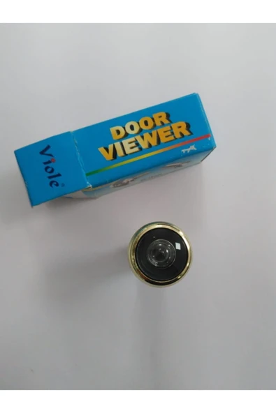 Door Viewer Kapı Dürbünü Çap 14 Mm 35x60 Mm Sarı ürün görseli 1