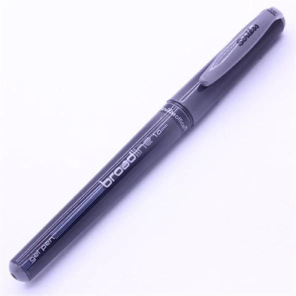 Scrikss Roller Kalem Broadline Jel 1.0 MM Siyah ( 12 adet ) ürün görseli 1
