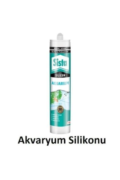 Akvaryum Silikonu Şeffaf 1 Adet - Resim 2