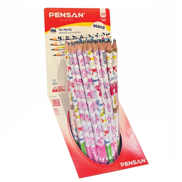 Pensan Karışık Flimli Kurşun Kalem-yeni Ürün Pe96040/72 ürün görseli 1