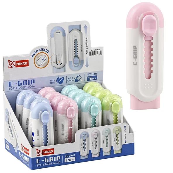 Mikro Silgi E-grip 16 Lı 2a026 - Resim 2