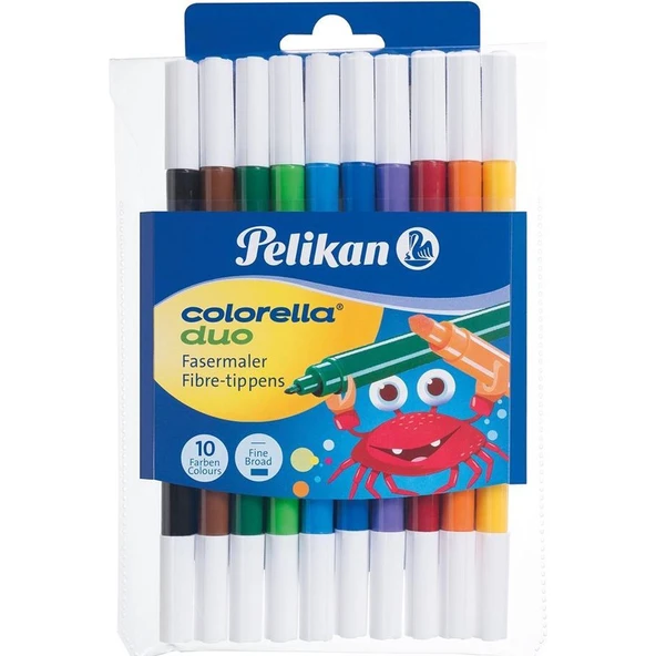 Pelikan Keçeli Kalem Colorella 2 Li Uç 10 Lu 11540 ürün görseli 1