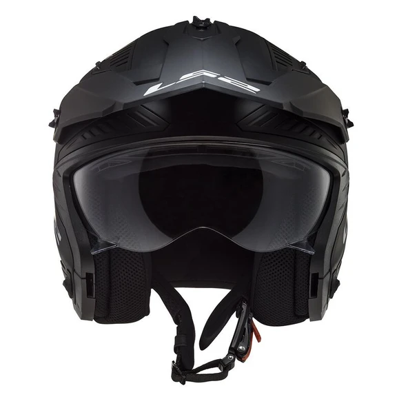 KAPALI KASK LS2 DRIFTER MAT SİYAH ORJİNAL XL - Resim 7