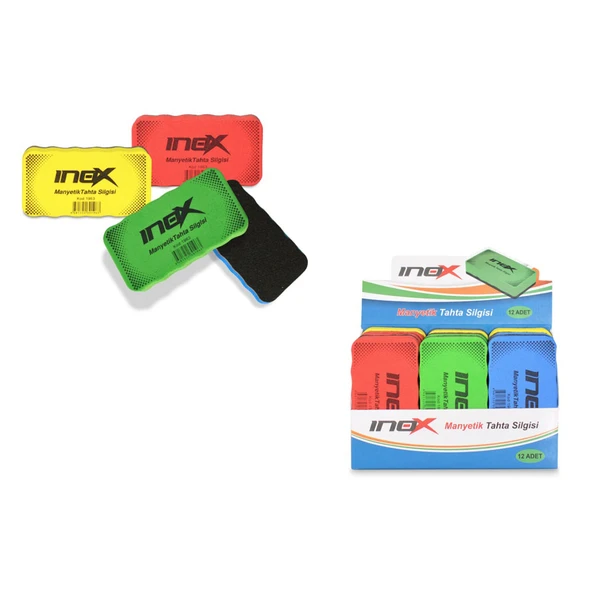 İnox Tahta Silgisi Magnetik - Resim 2