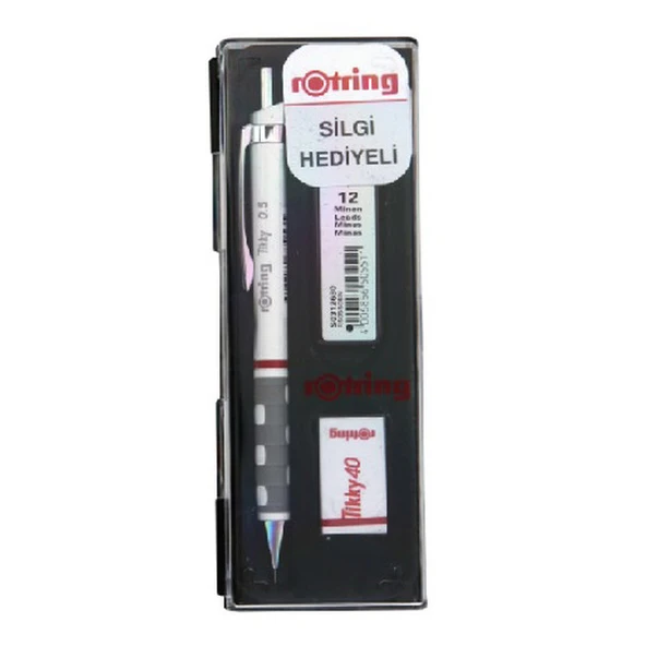 Rotring Okul Seti Versatil+Min Silgi Hediyeli 0.5 MM Beyaz RO-KK07-05B ürün görseli 1