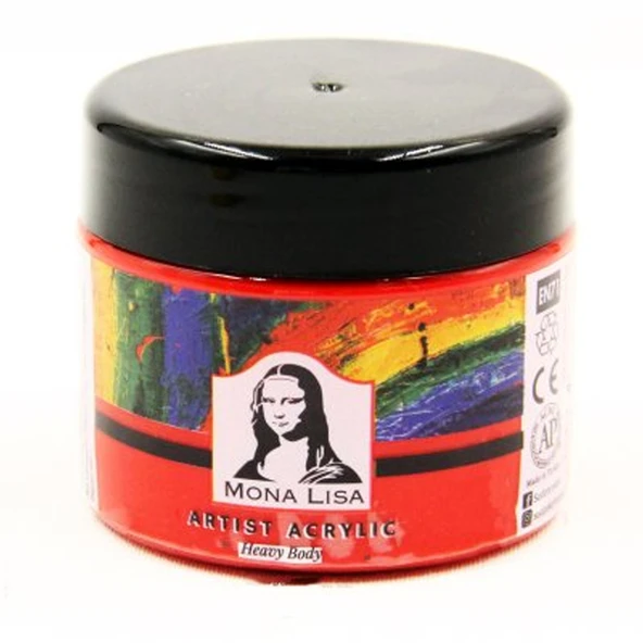 Mona Lisa Akrilik Boya 125 ML Vermiyon Kırmızı 311 ürün görseli 1