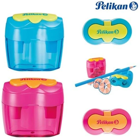 Pelikan Kalemtıraş Çiftli Kapaklı Çiçek 700696 ürün görseli 1