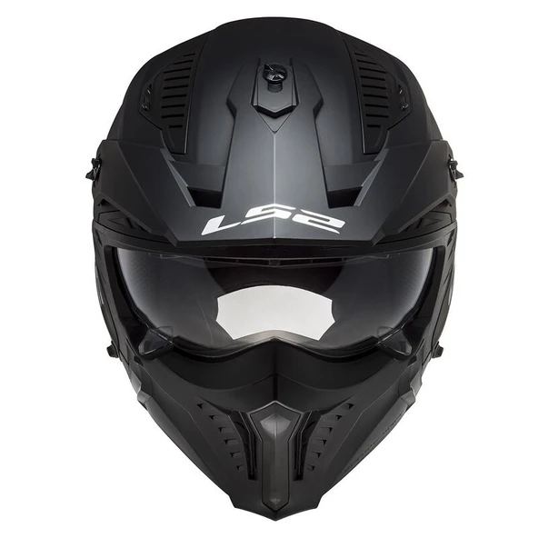 KAPALI KASK LS2 DRIFTER MAT SİYAH ORJİNAL 2XL - Resim 5
