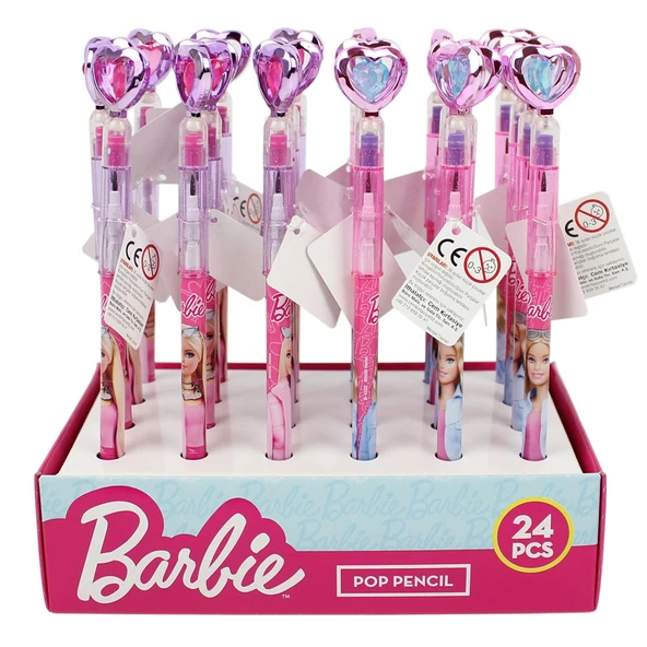 barbie Geçmeli Kalem B-1032 Taşlı Kalp 24/576 ürün görseli 1