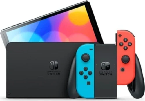 Nintendo Switch Oled Oyun Konsolu Kırmızı-Mavi ürün görseli 1