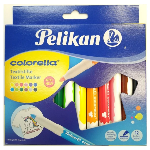 Pelikan Tekstil Kalemi Colorella 12 Li 815 584 ürün görseli 1