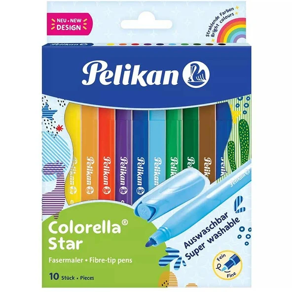 Pelikan Keçeli Kalem Colorella 10 Lu Kutu 822 299 ürün görseli 1