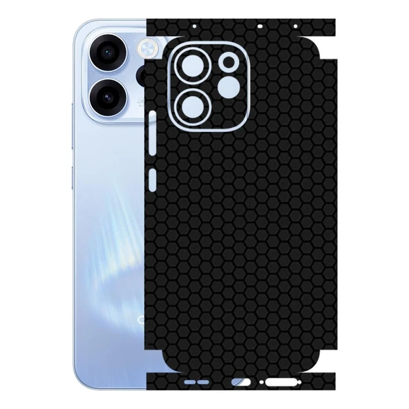 Oppo Reno 15F ile Uyumlu Bumper Serisi Premium Kaplama 360  Siyah ürün görseli 1