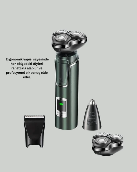 Başlıklı Şarjlı Tıraş Bakım - Resim 4