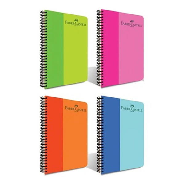 Faber-Castell Defter Pp Kpk Bicolor Spiralli 60 Yp Kareli 5075000125000 ürün görseli 1