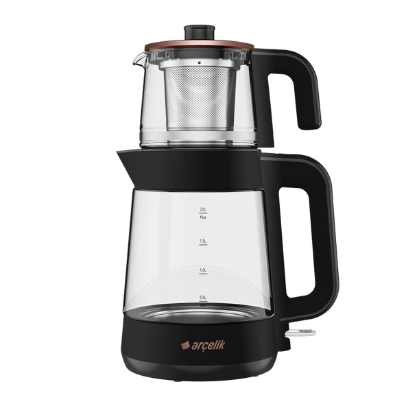 Arçelik CM 6964 S Resital Siyah 1900 W Cam Çay Makinesi ürün görseli 1