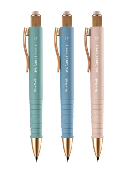 Faber Castell Poly Matic Versatil Kalem 0,7 Gold Altın - 1 adet ürün görseli 1