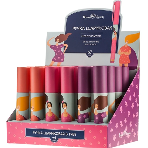 Bv Dream Write Silindir Kalem 24 Lü Display - Resim 2