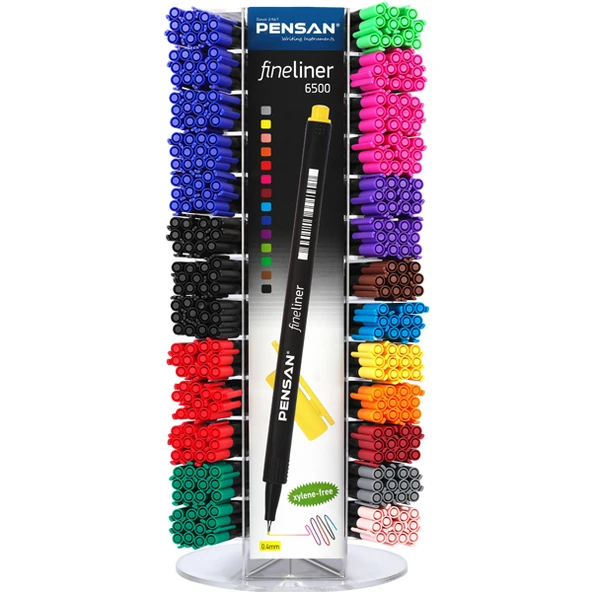 Pensan Fineliner Keçe Uç Kalem Stand 502 Li 6500 ürün görseli 1