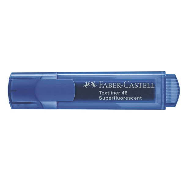 Faber-Castell Fosforlu Kalem 1546 Şeffaf Gövde Mavi 5030154652000 ürün görseli 1