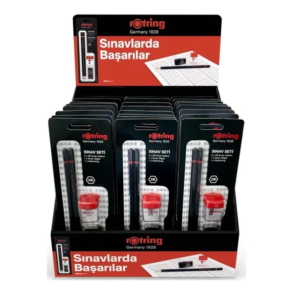 Rotring Sınav Seti Standı Dolu 24 Lü - Resim 2