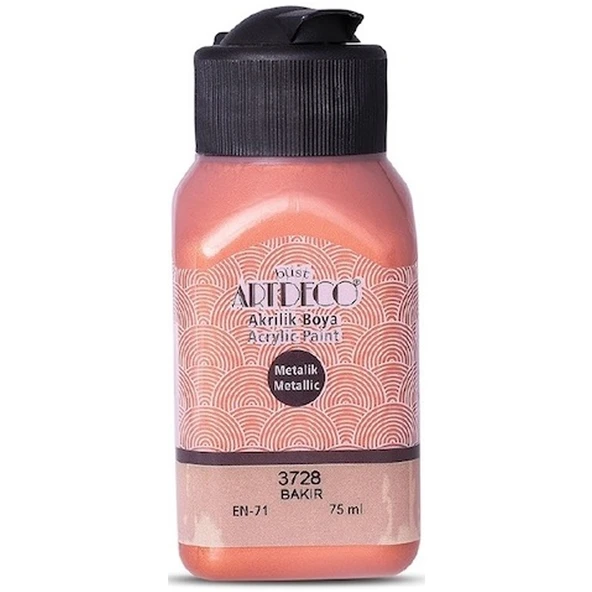Artdeco Akrilik Boya 75 ML Metalik Bakır 3728 ürün görseli 1