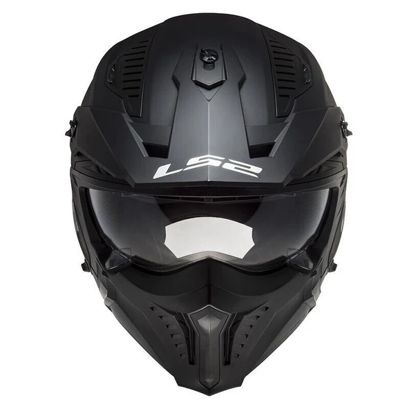 KAPALI KASK LS2 DRIFTER MAT SİYAH ORJİNAL L - Resim 5