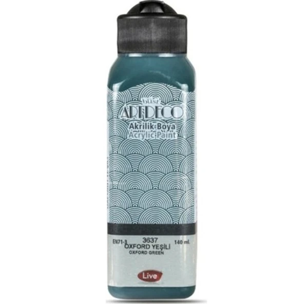 Artdeco Akrilik Boya 140 ML Oxford Yeşili 3637 ürün görseli 1