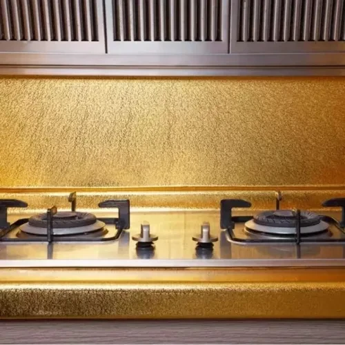 Yapışkanlı Gold Mutfak Tezgah Folyosu ürün görseli 1
