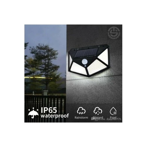 Solar Bahçe Aydınlatma Lambası 100 Led ürün görseli 1