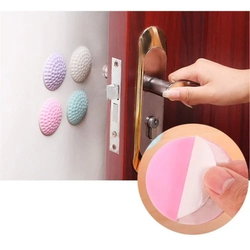 Çok Amaçlı Silikon Kapı Duvar Koruyucu Tampon - 4lü Paket ürün görseli 1