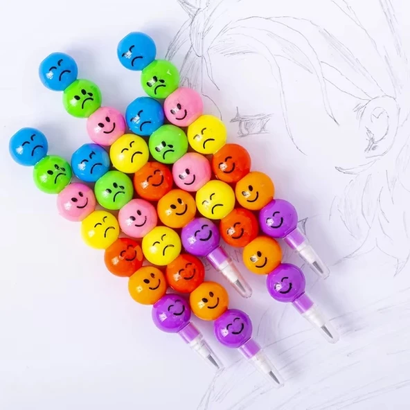 Emojili Yumurtlayan Kalem Seti 4'lü - Resim 5
