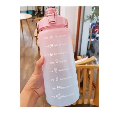Günlük Motivasyon Su Matarası 2 Litre ürün görseli 1