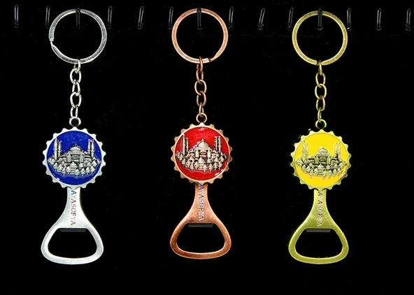 Metal Ayasofya Anahtarlık Ve Açacak Model 2 ürün görseli 1