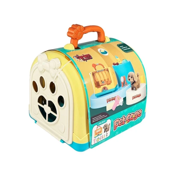 JND-3615 Taşıma Çantalı Hareketli Pilli Köpek Set (Pet Shop) -Eco Lounge ürün görseli 1