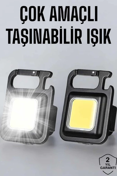 Anahtarlık Çok Amaçlı Mıknatıslı Taşınabilir Işık Led Şarjlı ürün görseli 1