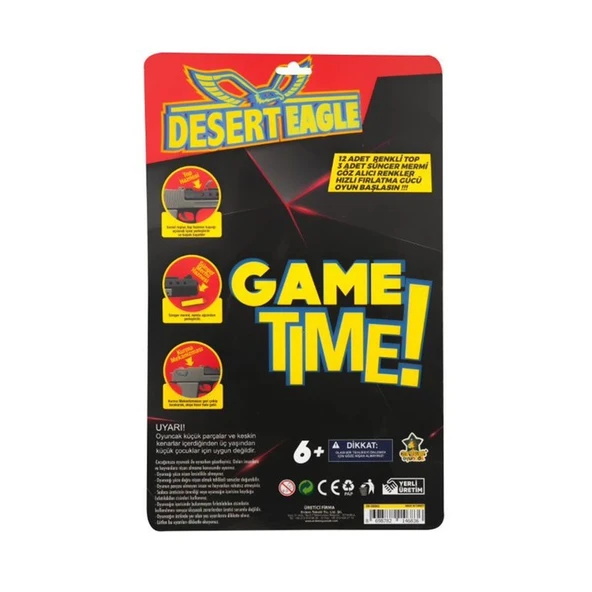 ER-132 Dart ve Top Atan Desert Eagle Tabanca - Resim 4