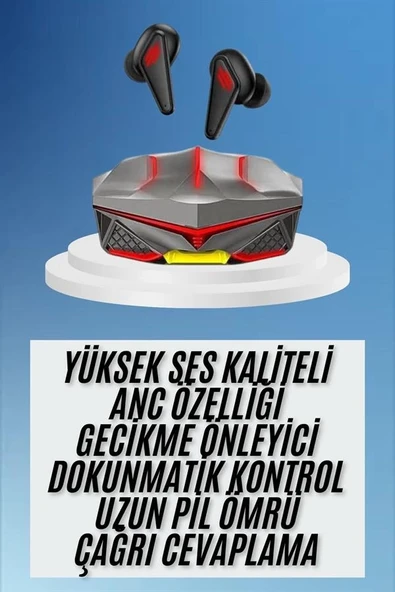 Dokunmatik Kontrol Tws Işıklı Kulakiçi Bluetooth Kulaklık Kablosuz Oyuncu Kulaklığı ürün görseli 1