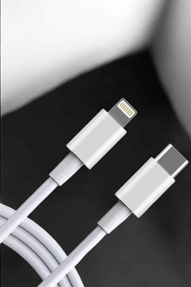 Iphone İOS Uyumlu Hızlı Şarj Kablosu Type C To Lightning 12 13 14 15 Pro Max ürün görseli 1