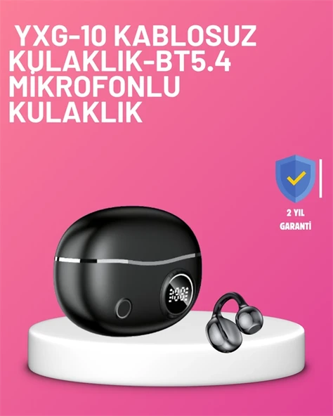 YXG10 Klipsli Açık Kulaklık – Spor İçin Uygun, APTX Ses, Ergonomik Yapı ürün görseli 1