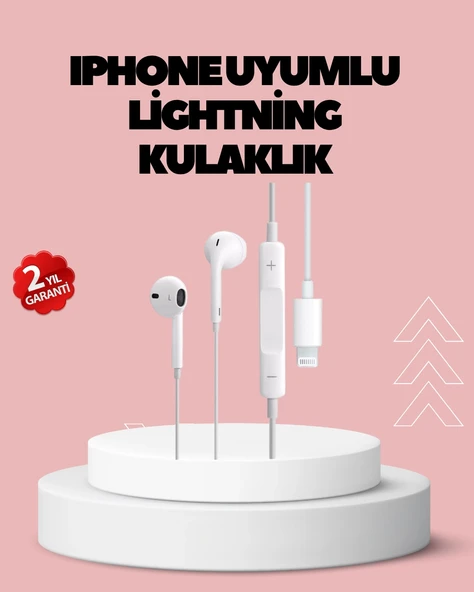 Konforlu Ergonomik Kare Tasarımlı Müzik ve Çağrı Kulaklığı ürün görseli 1