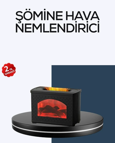 Aromaterapi Uyumlu Ultrasonik Oda Nemlendirici Ayarlanabilir Sis Çıkışlı ürün görseli 1