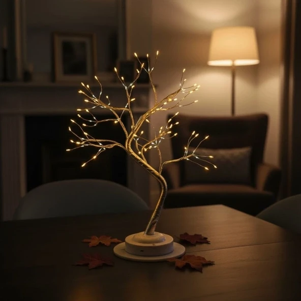 Masaüstü Peri LED Ağaç Lamba - Resim 3